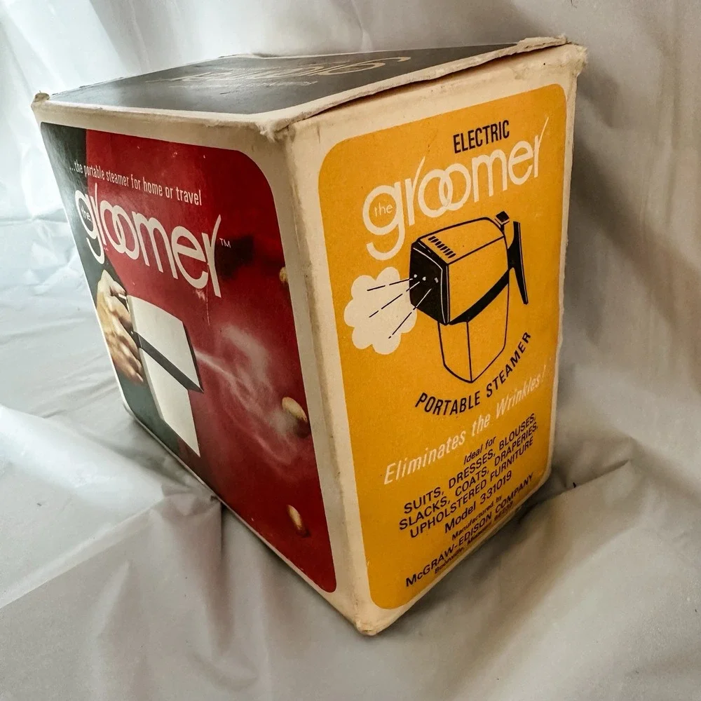 Vtg The Groomer Steamer Rare 70's‎ Electric Portable [Y33]